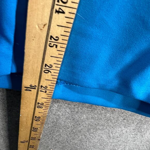 GRAVER Susan Graver LK Fusion 3/4 S1v Cutaway Hem Blazer Cabana Blue X-Large - Picture 4 of 11